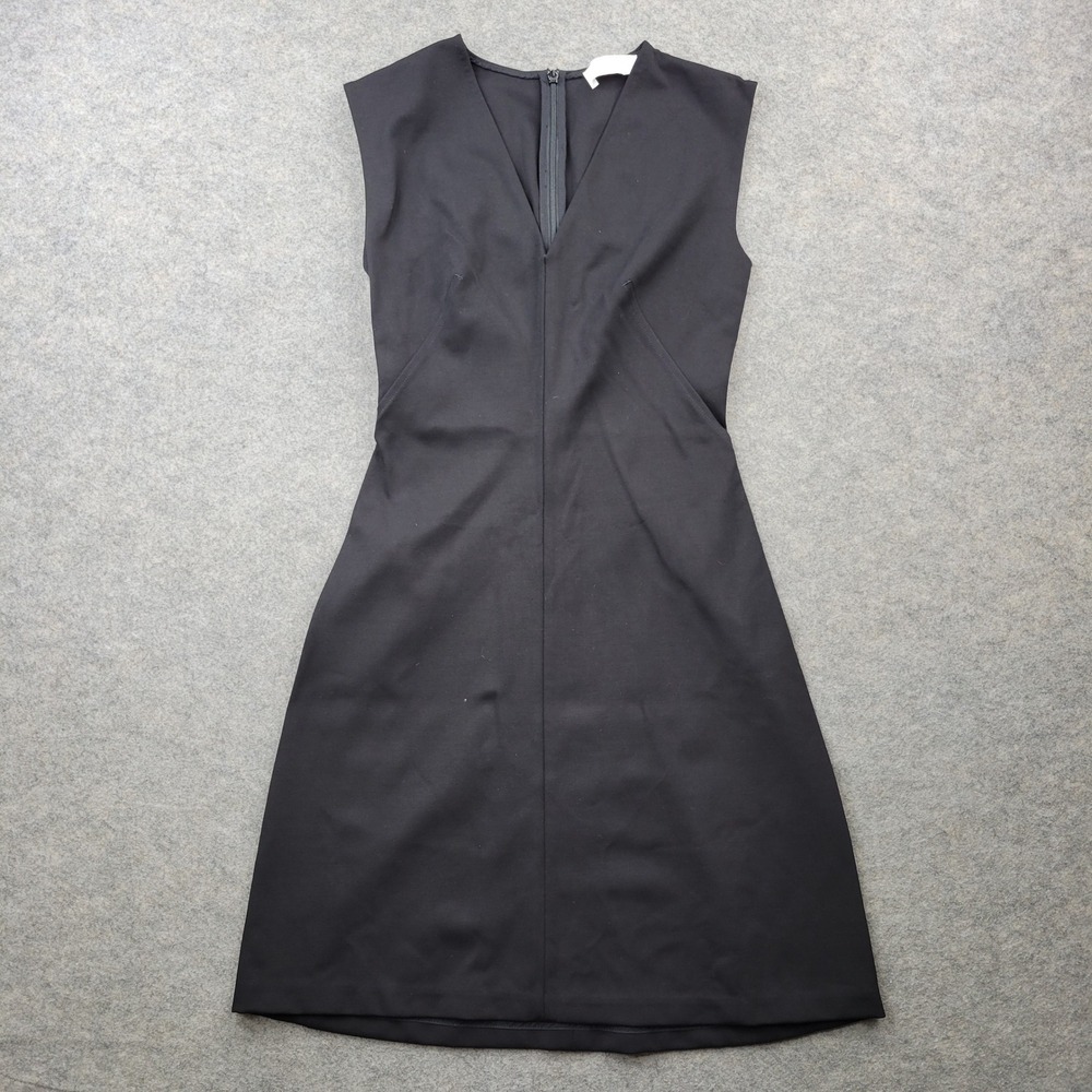 Everlane Size 00 V-Neck Sleeveless‎ Ponte A-Line Dress Minimalist Professional